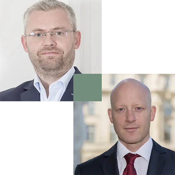 Portraits von Christian Lackner und Daniel Bauer